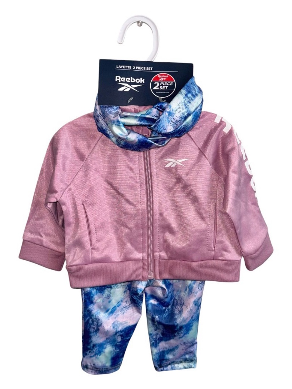 Reebok Layette 2-piece Tie-dye Tracksuit Infant 0-3 Months